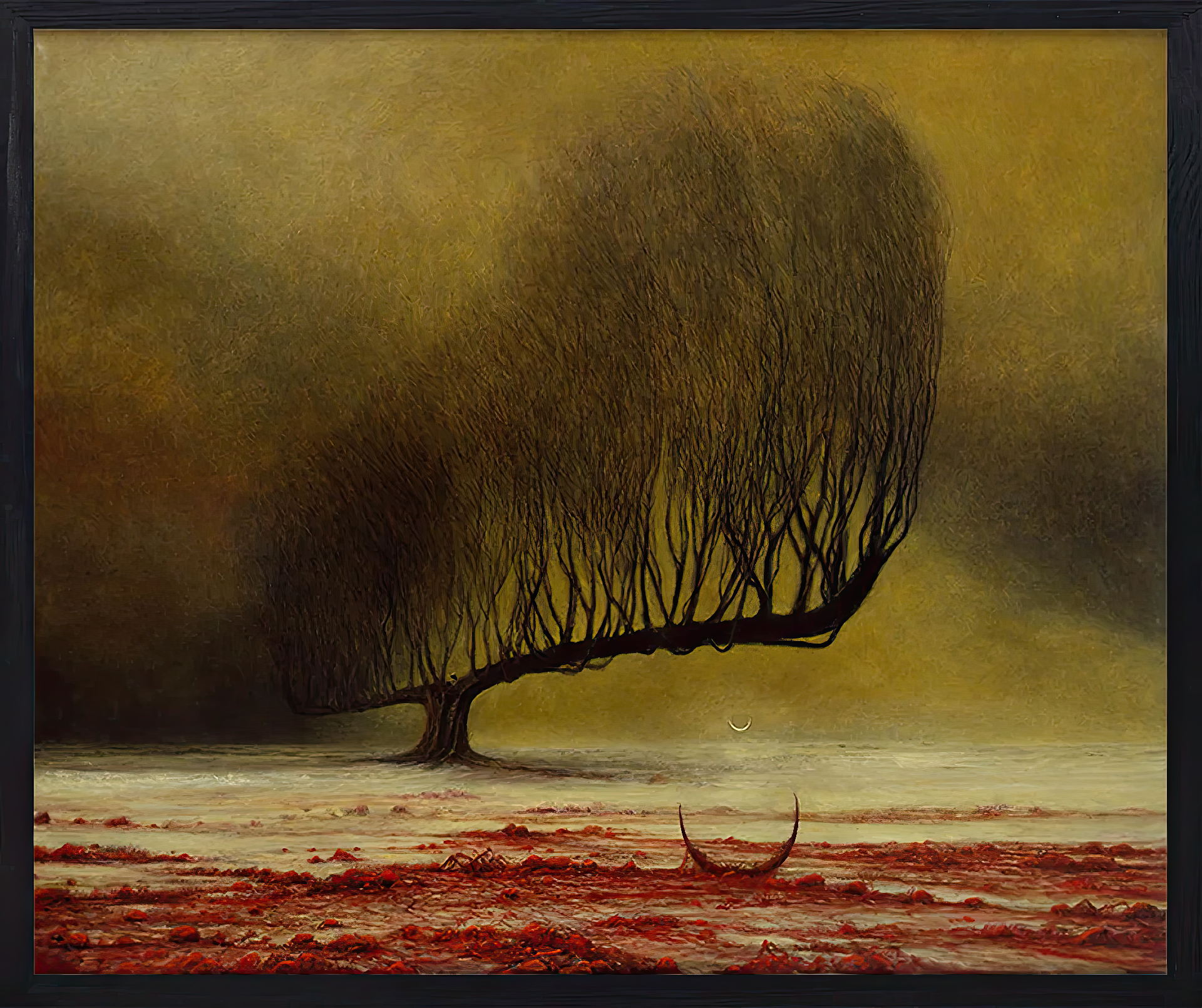 12 - 100x100, Zdzisław Beksiński - Untitled, AE79, 1979-Upscaled-cgi-0.5x 12 - 100x100, Zdzisław Beksiński - Untitled, AE79, 1979-Upscaled-cgi-0.5x